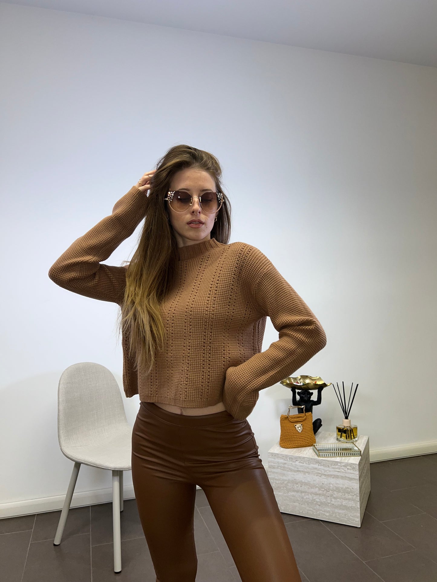 Maglione Crop
