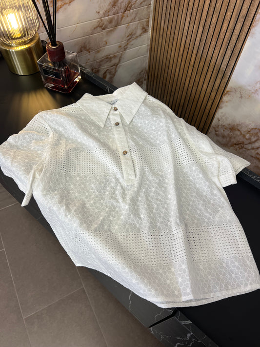 Camicia Corta Flower