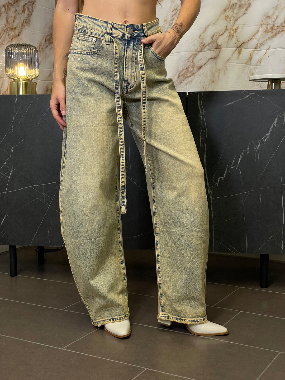 Jeans Sand Lace