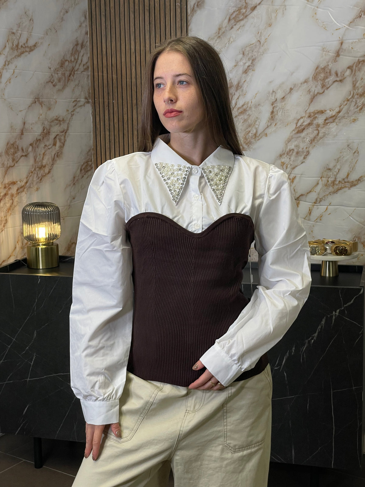 Maglioncino Incanto con Camicia