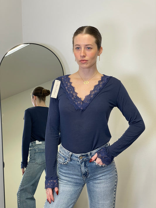 Maglia Cashmere & Pizzo