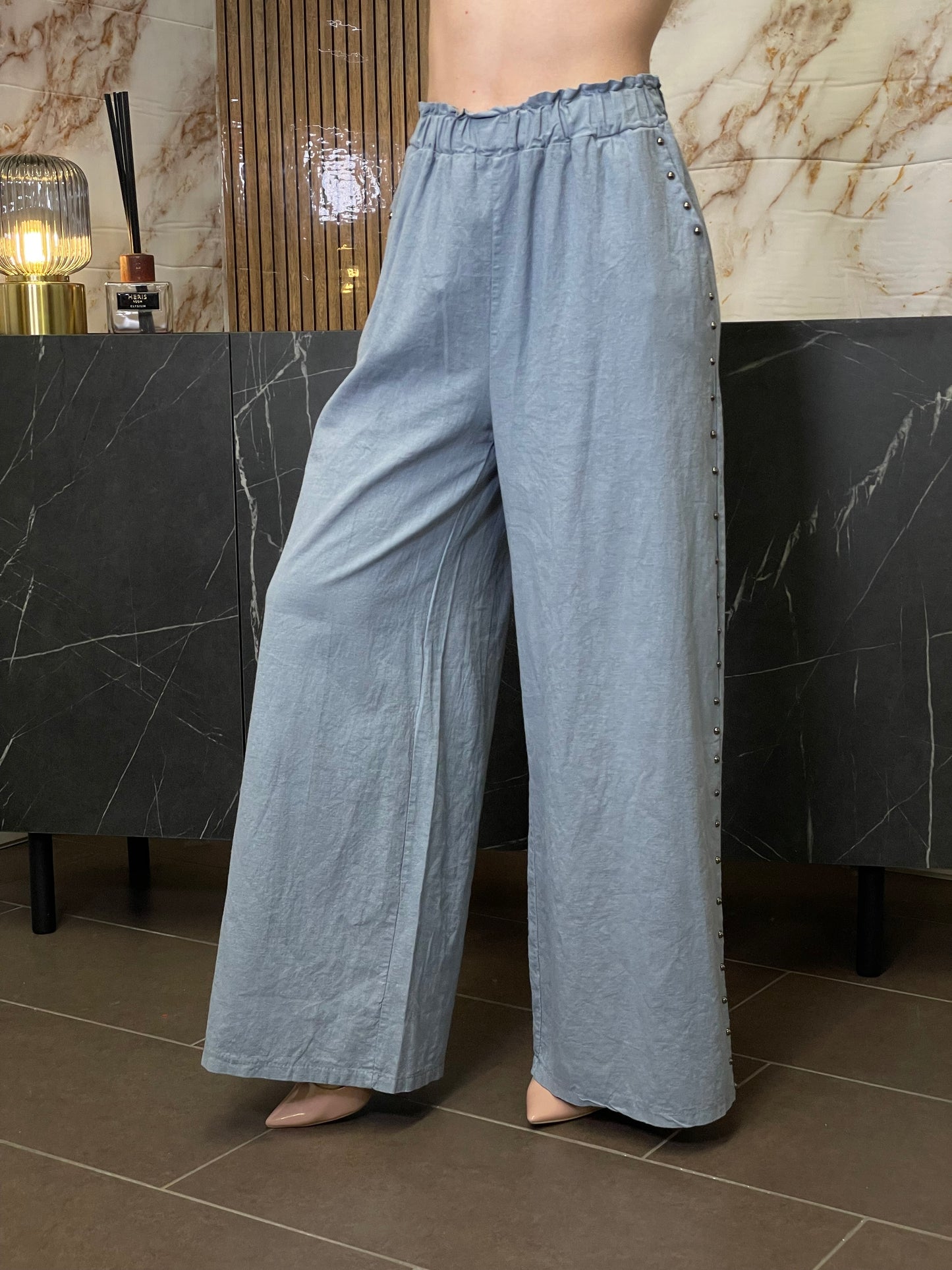 Pantaloni Borchie