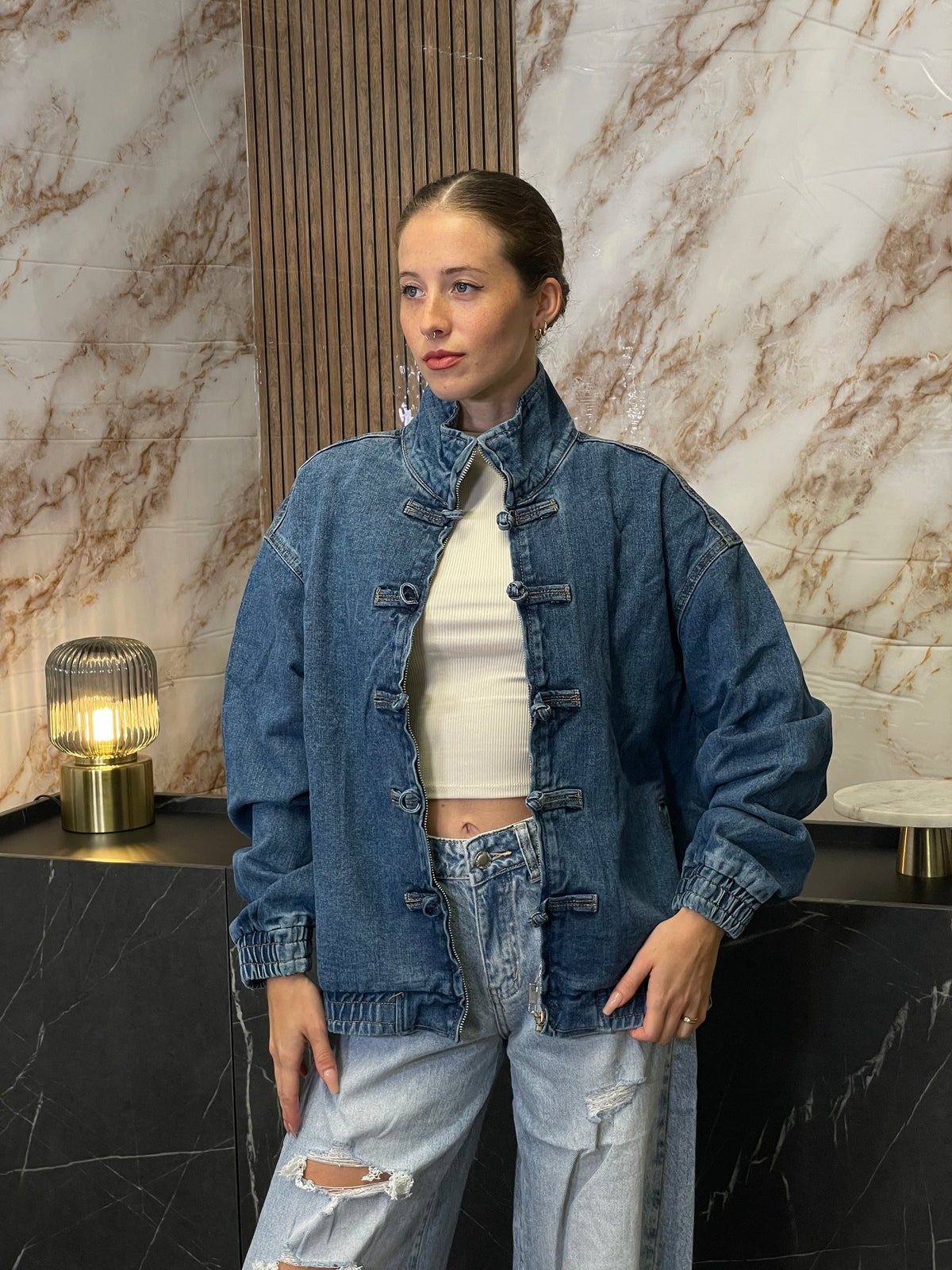 Giacca Denim Chic