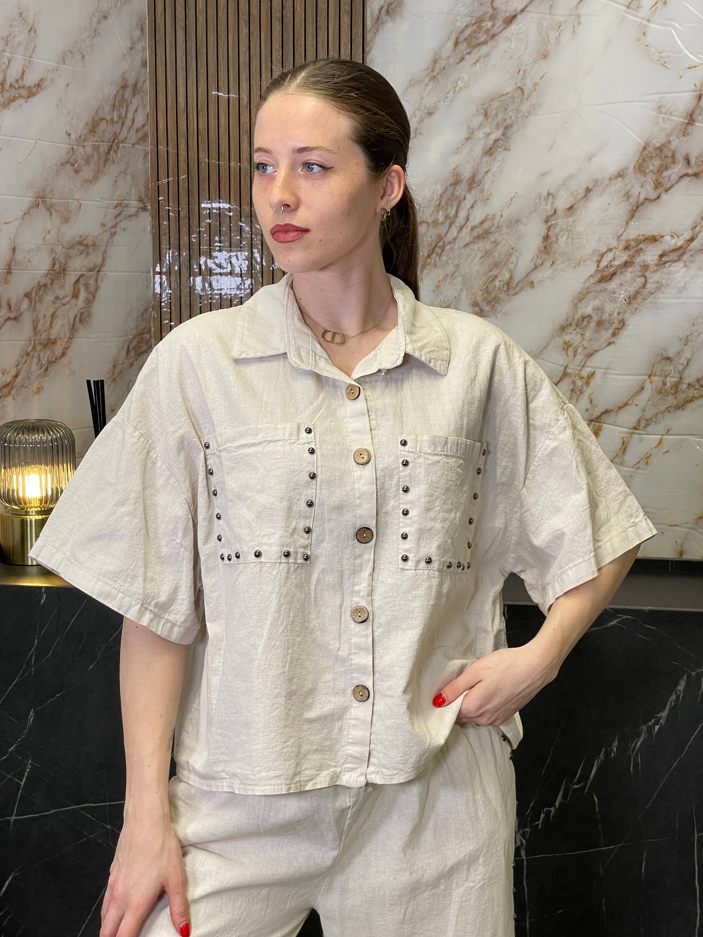 Camicia Borchie