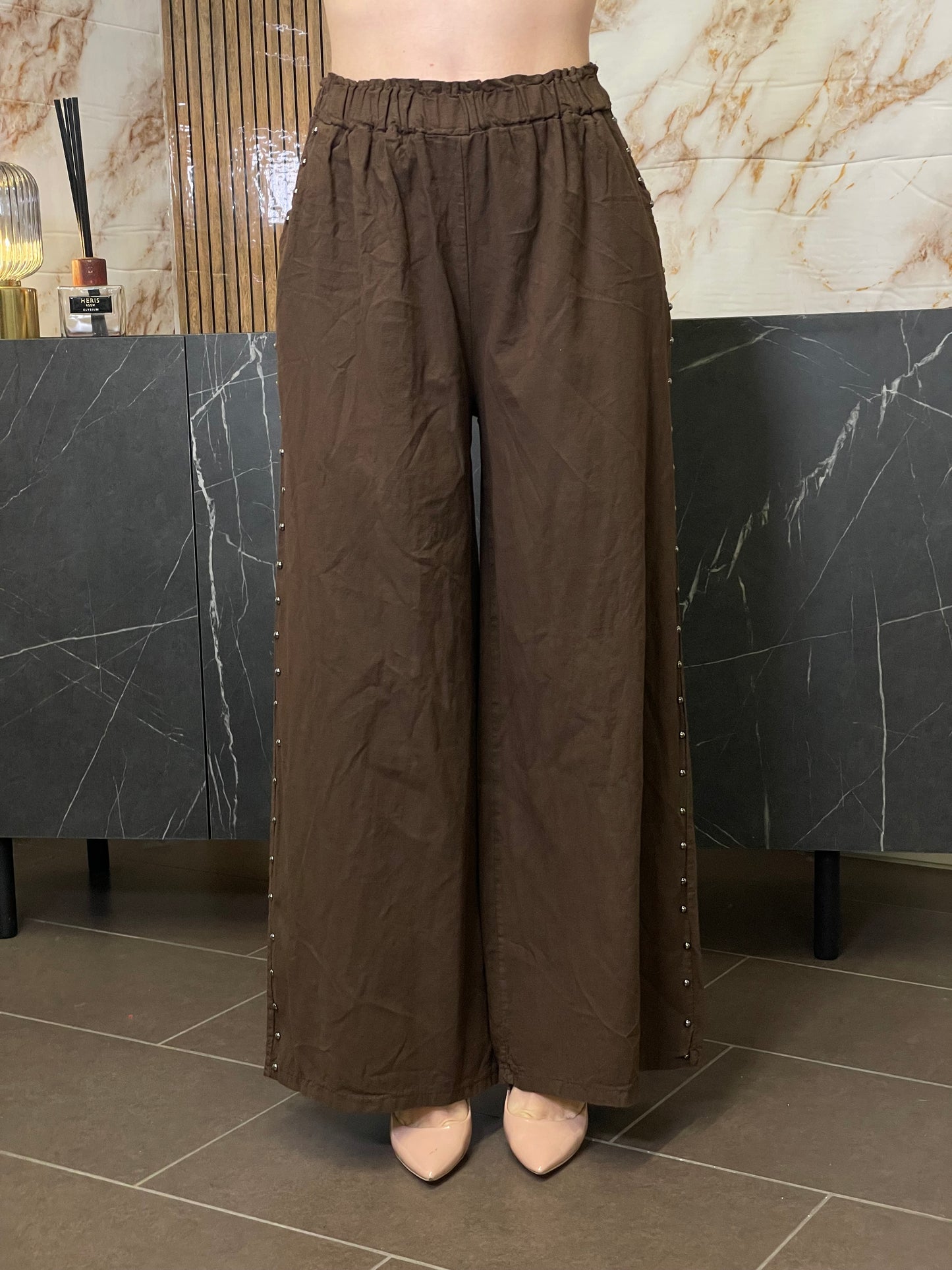 Pantaloni Borchie