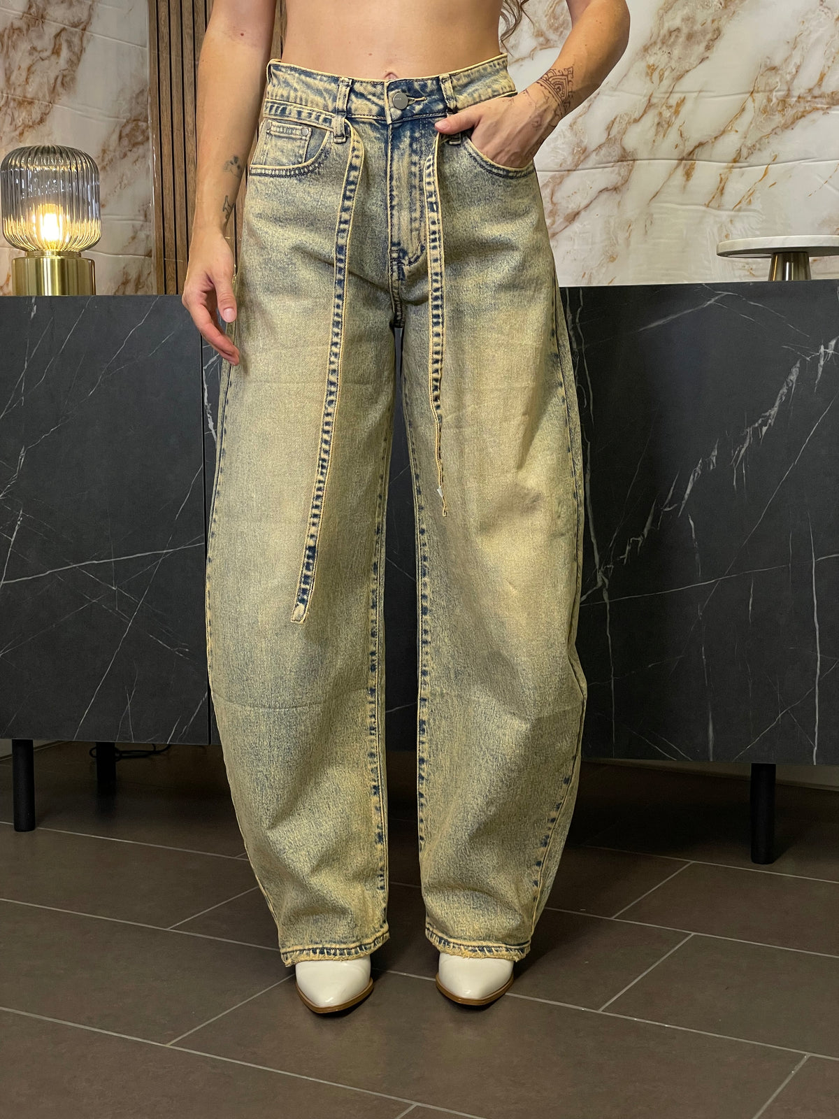 Jeans Sand Lace