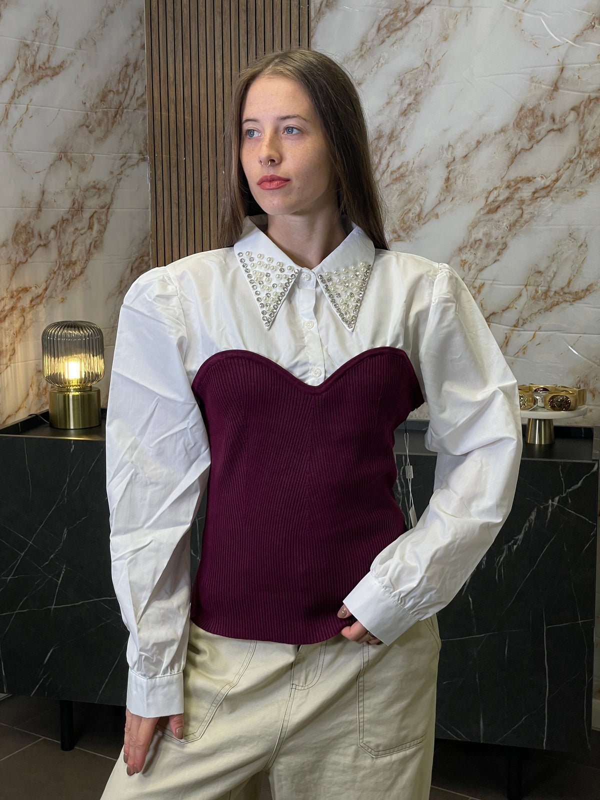 Maglioncino Incanto con Camicia